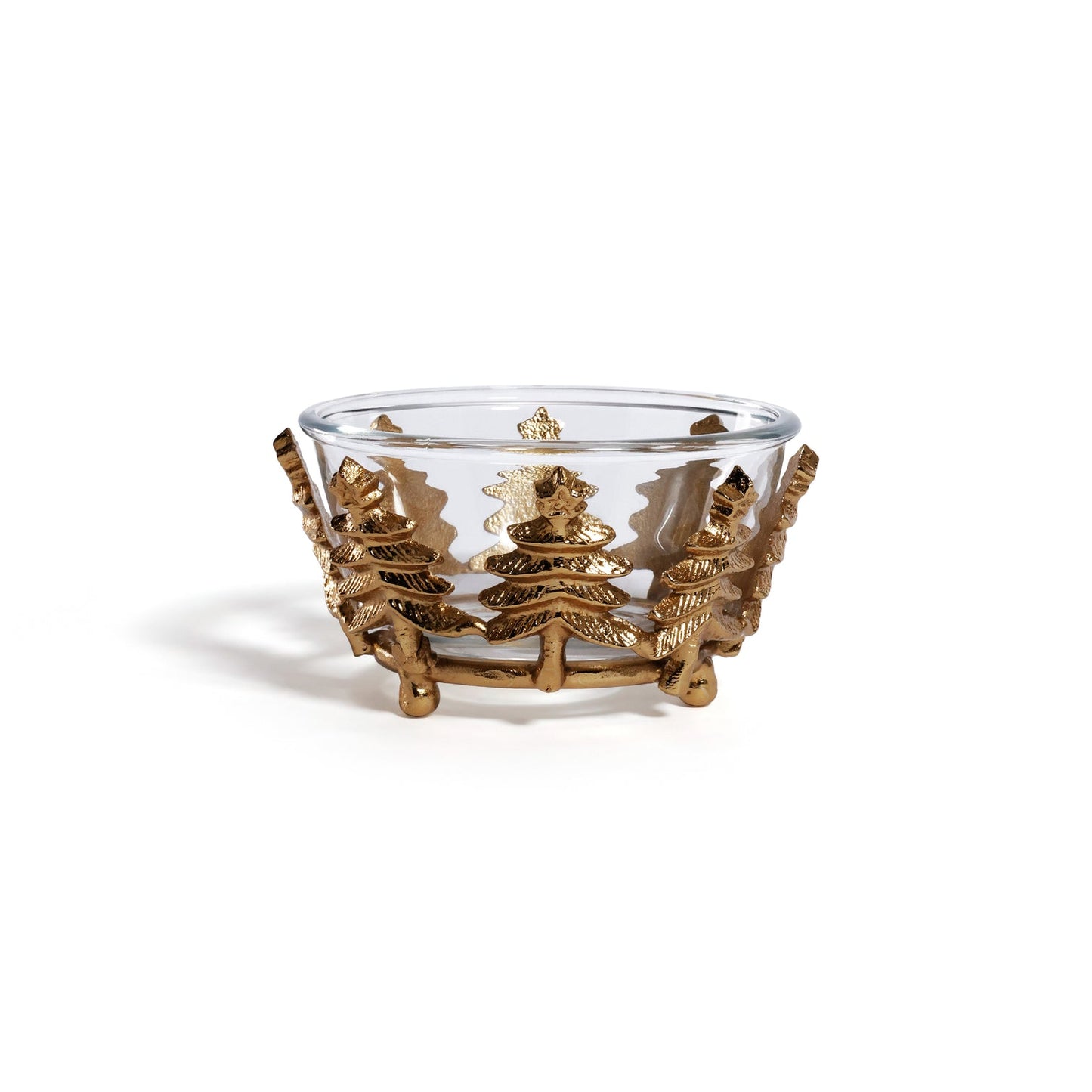 Forêt d’Hiver Glass and Metal Bowl - CARLYLE AVENUE