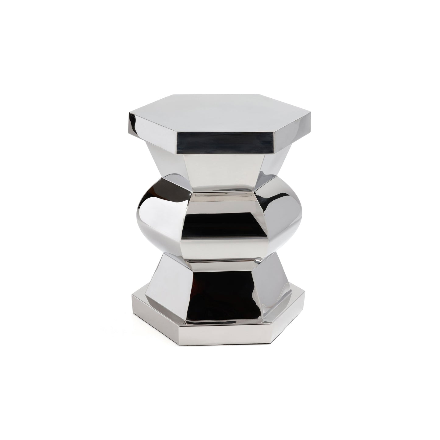 Peninsula Polished Side Table
