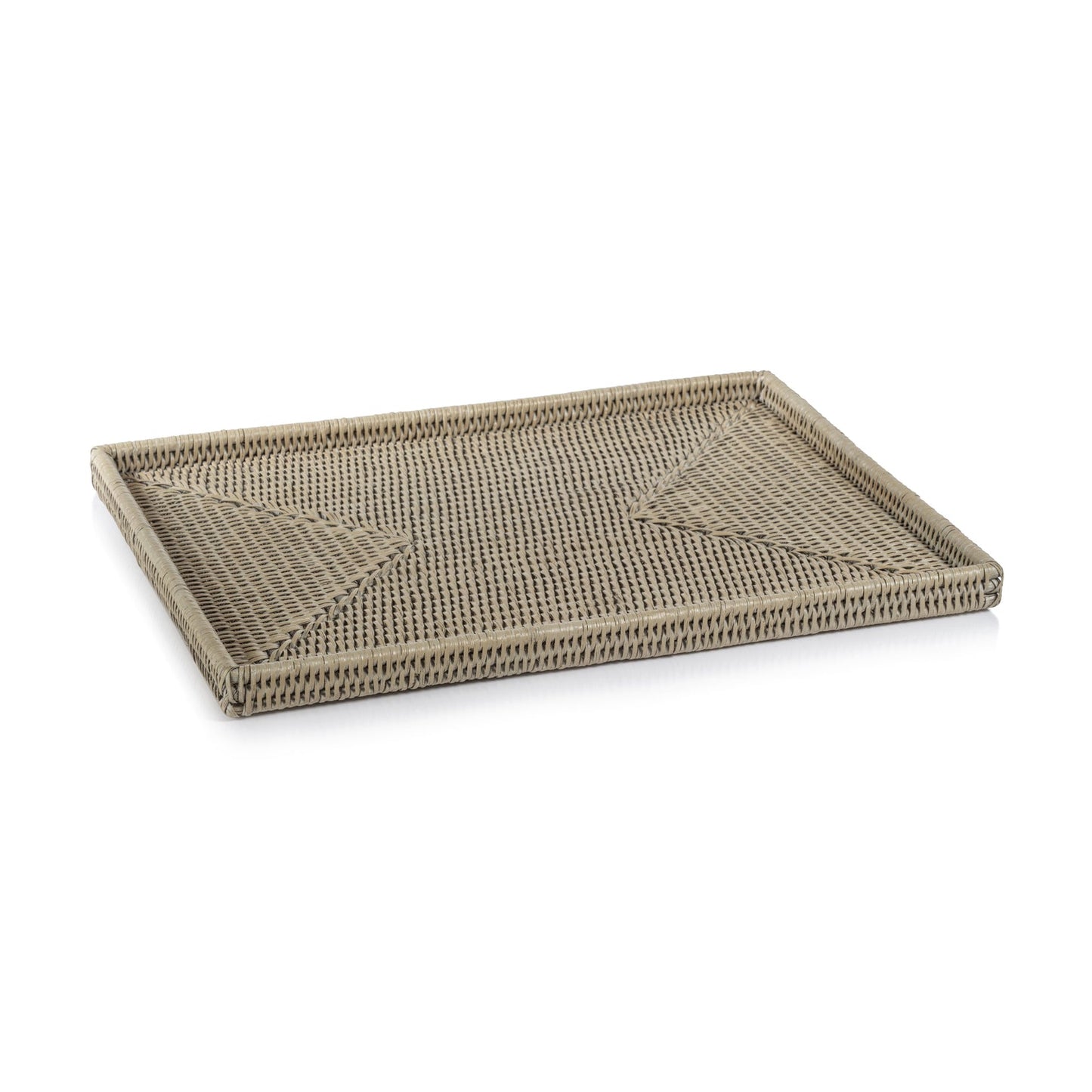 Lulu Rattan Woven Tray - Natural - Tray by Carlyle Avenue