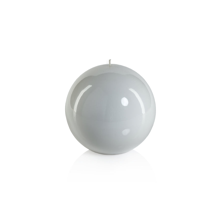 Lacquer Ball Candle - White - Candles by Carlyle Avenue