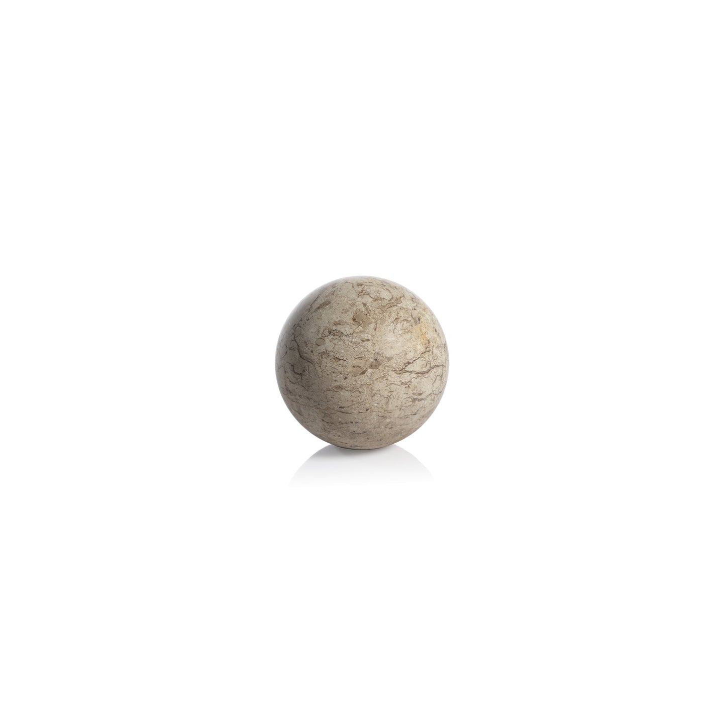 Travertine Stone Fill Ball - Decorative Accessories by Carlyle Avenue