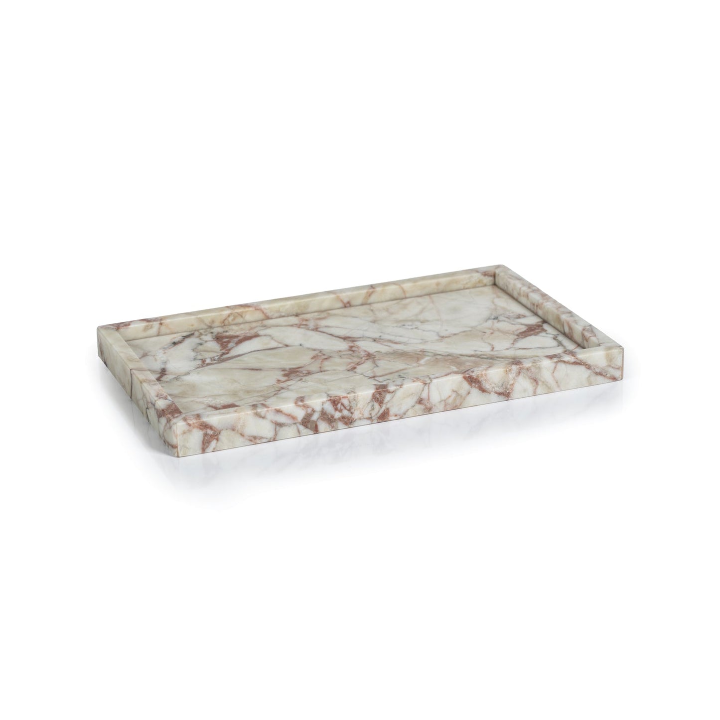 Rosso Verona Marble Tray - Trays by Carlyle Avenue