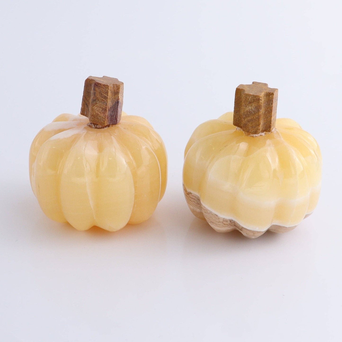 One Round Orange Onyx Pumpkin - by Carlyle Avenue