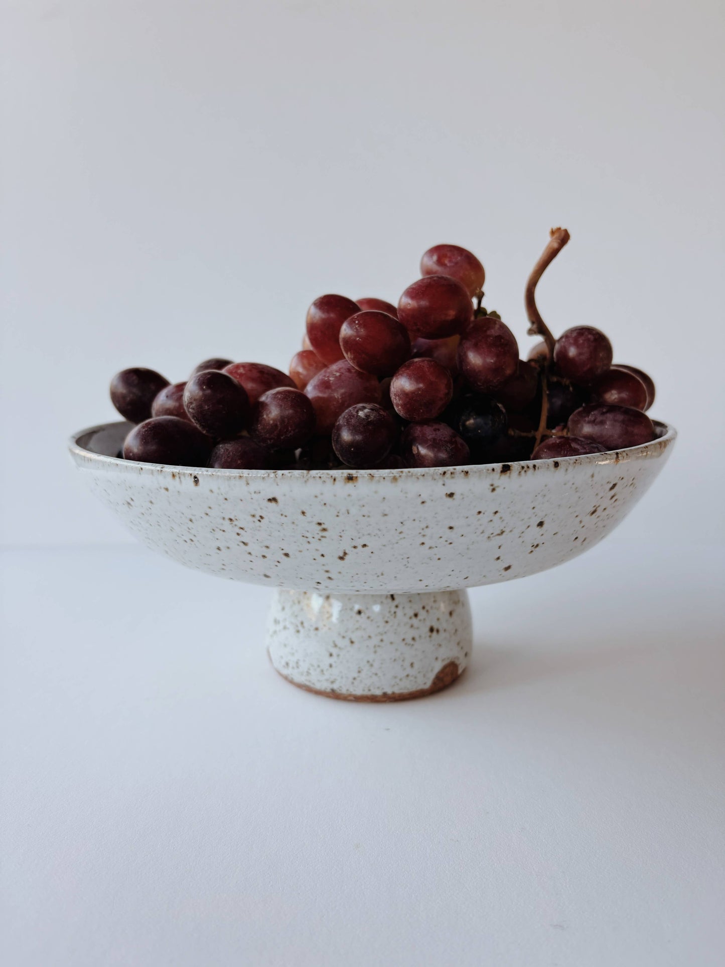 Ceramic White Footed Bowl