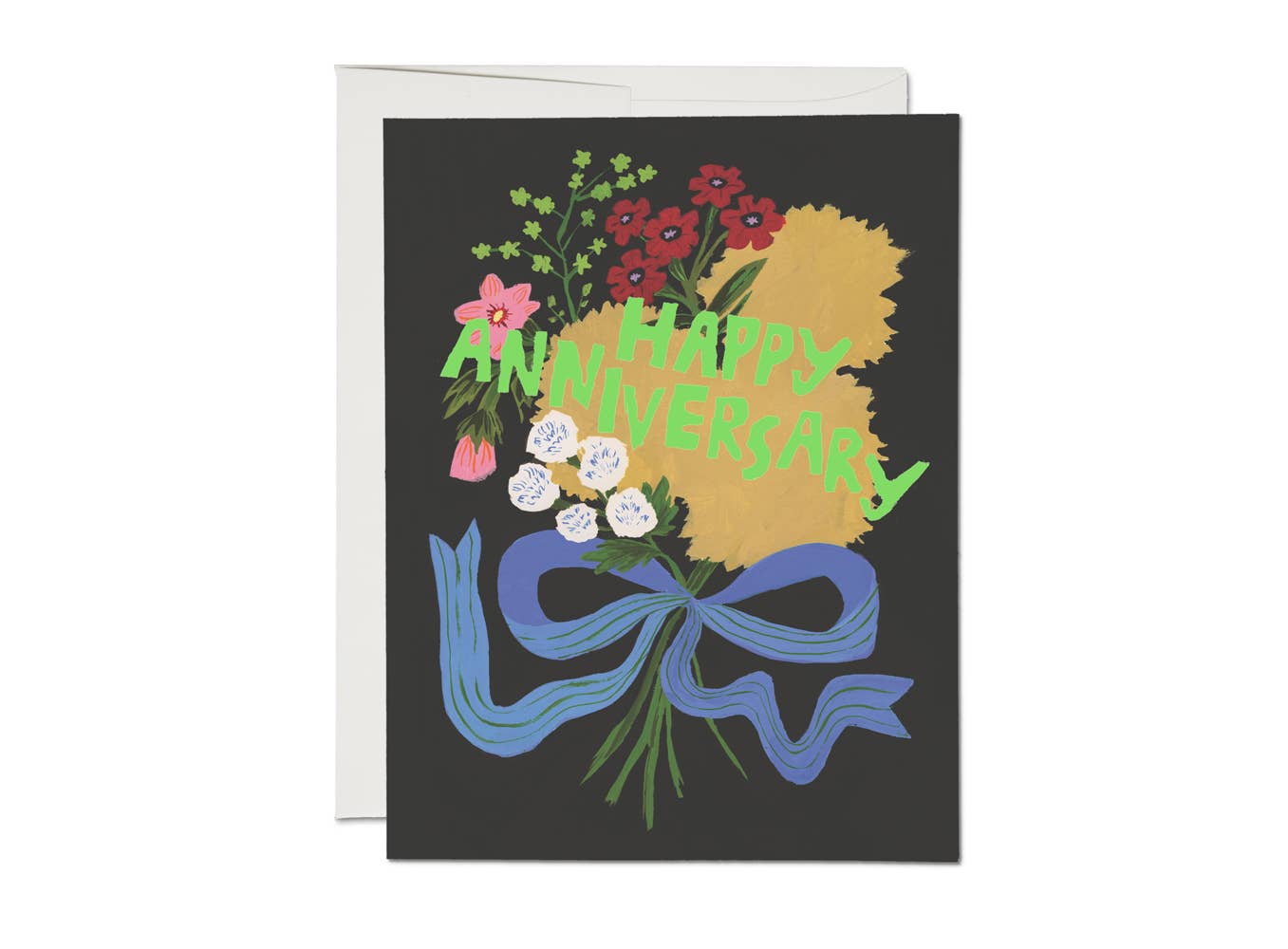 Anniversary Bouquet anniversary greeting card - by Carlyle Avenue