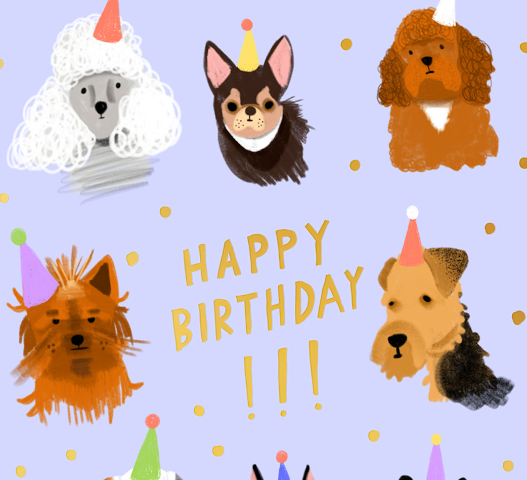 CANINE CREW - Birthday Card - by Carlyle Avenue