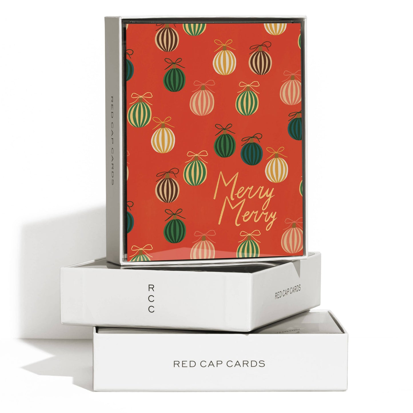 Merry Ornaments holiday greeting card - Greeting Cards by Carlyle Avenue