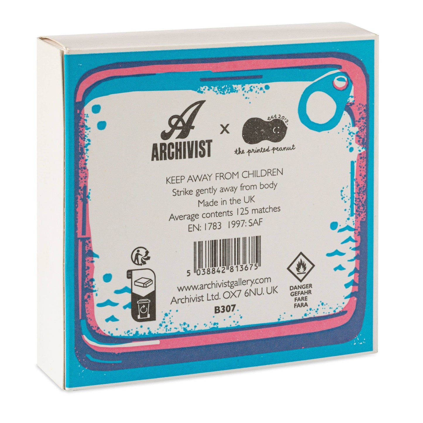 Better Together Sardines | Square - Safety Matches - by Carlyle Avenue