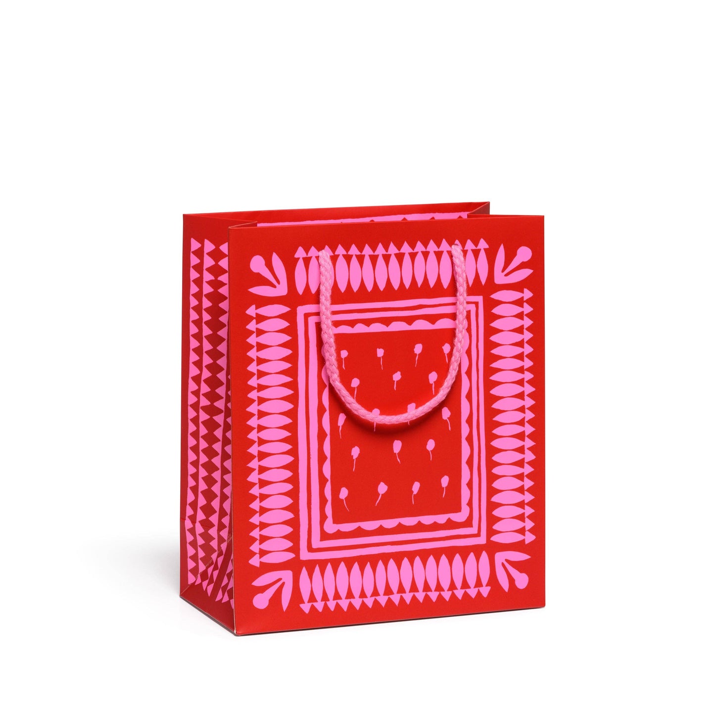 Geometric Neons medium gift bag - CARLYLE AVENUE