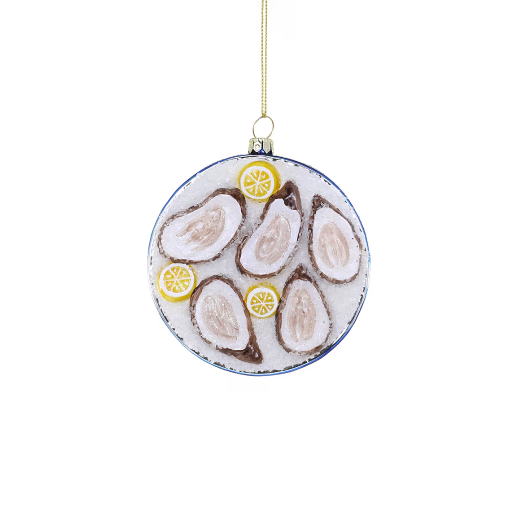 Plated Oysters on Ice Ornament - Ornaments by Carlyle Avenue