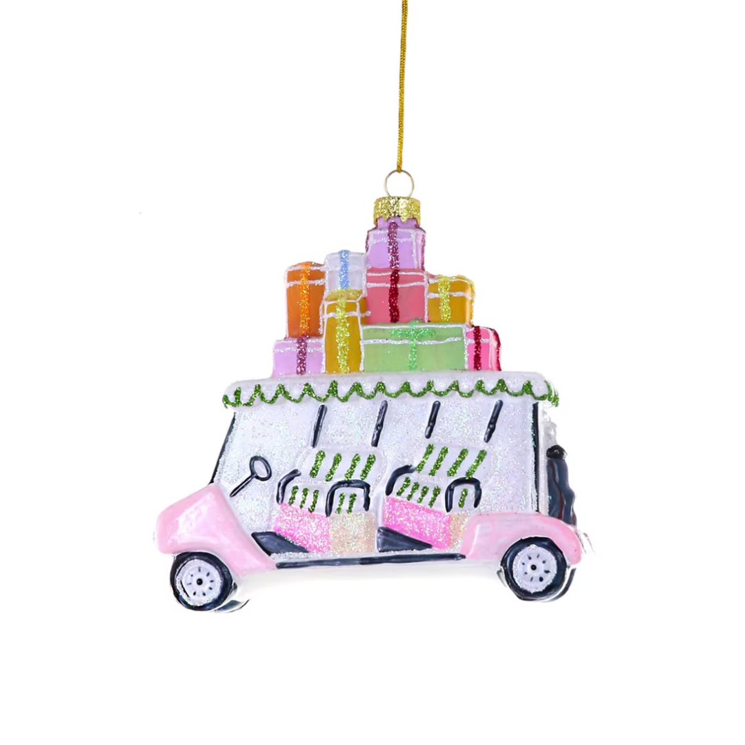 Palm Springs Golf Cart Ornament - Holiday Ornaments by Carlyle Avenue