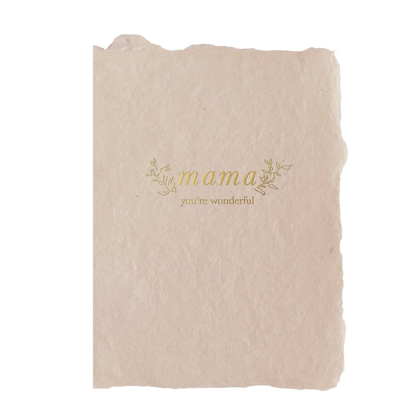 Mama you're wonderful card - by Carlyle Avenue