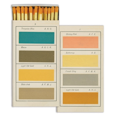 Matches - Painters Handbook - Orange - Matches by Carlyle Avenue