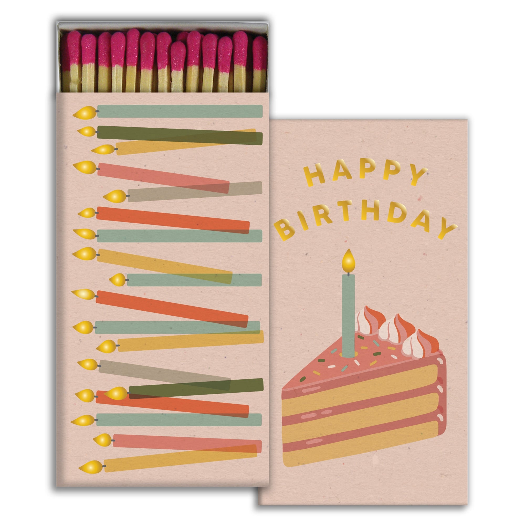Matches - Birthday Wishes - Pink