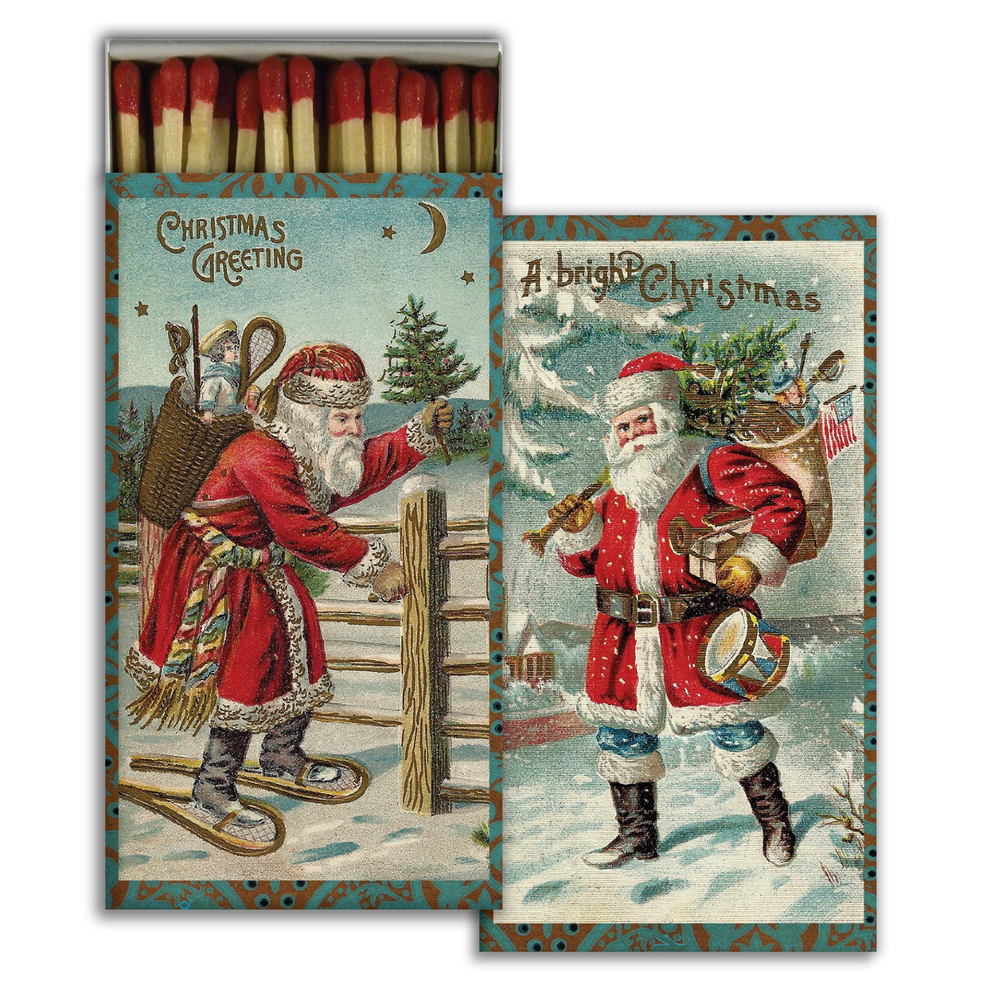Matches - Vintage Santa's