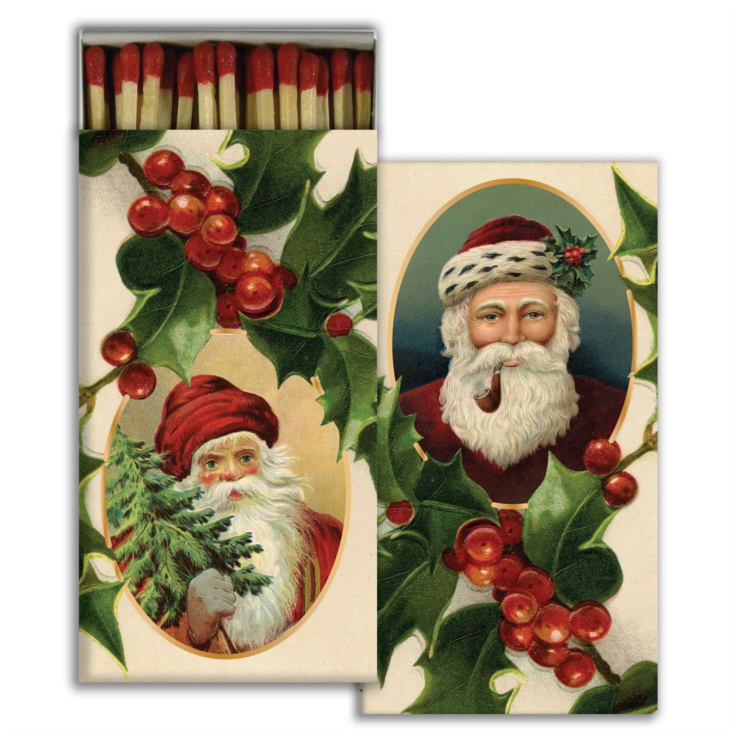 Matches - Santa's and Holly - Matches by Carlyle Avenue