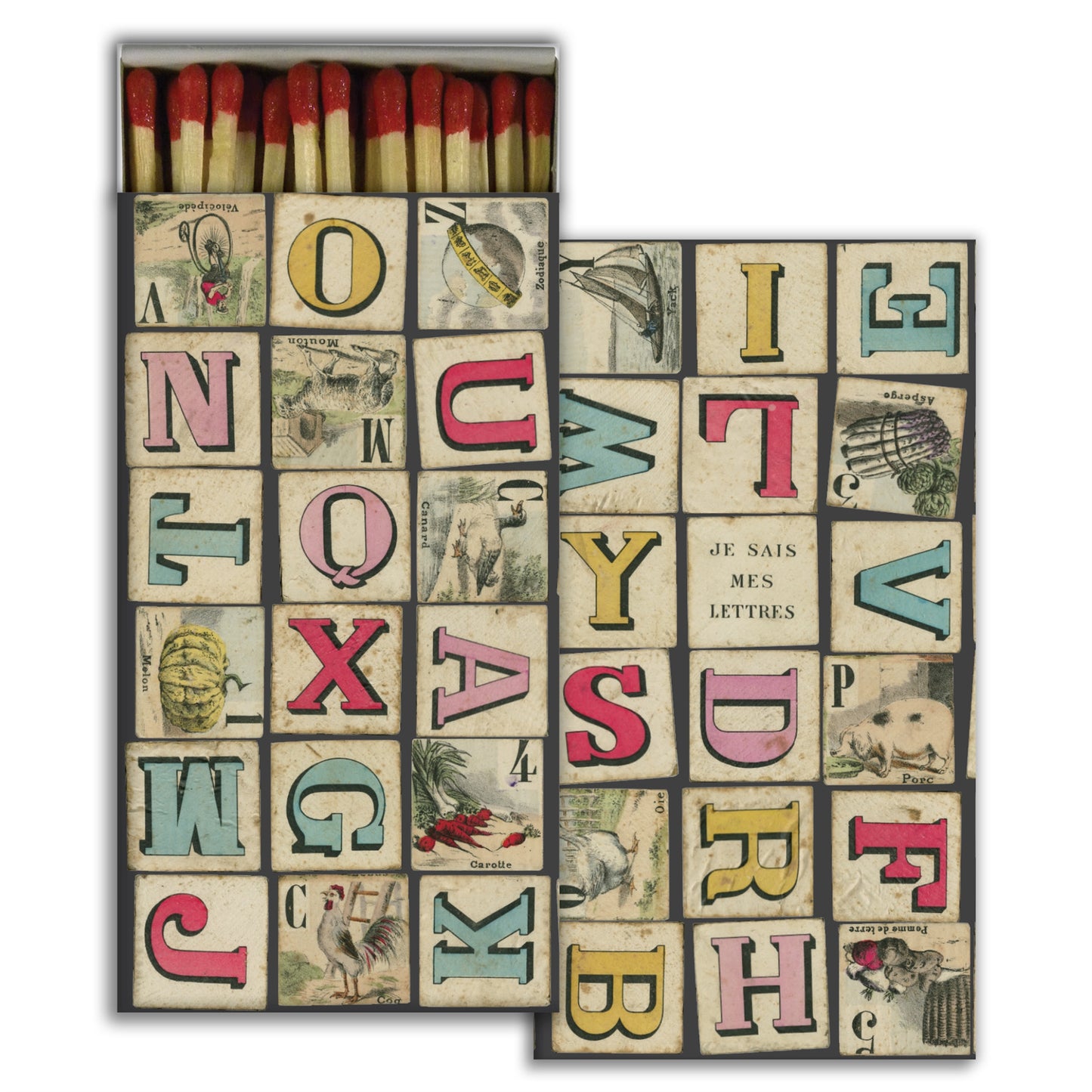 Matches - Alphabet - Matches by Carlyle Avenue