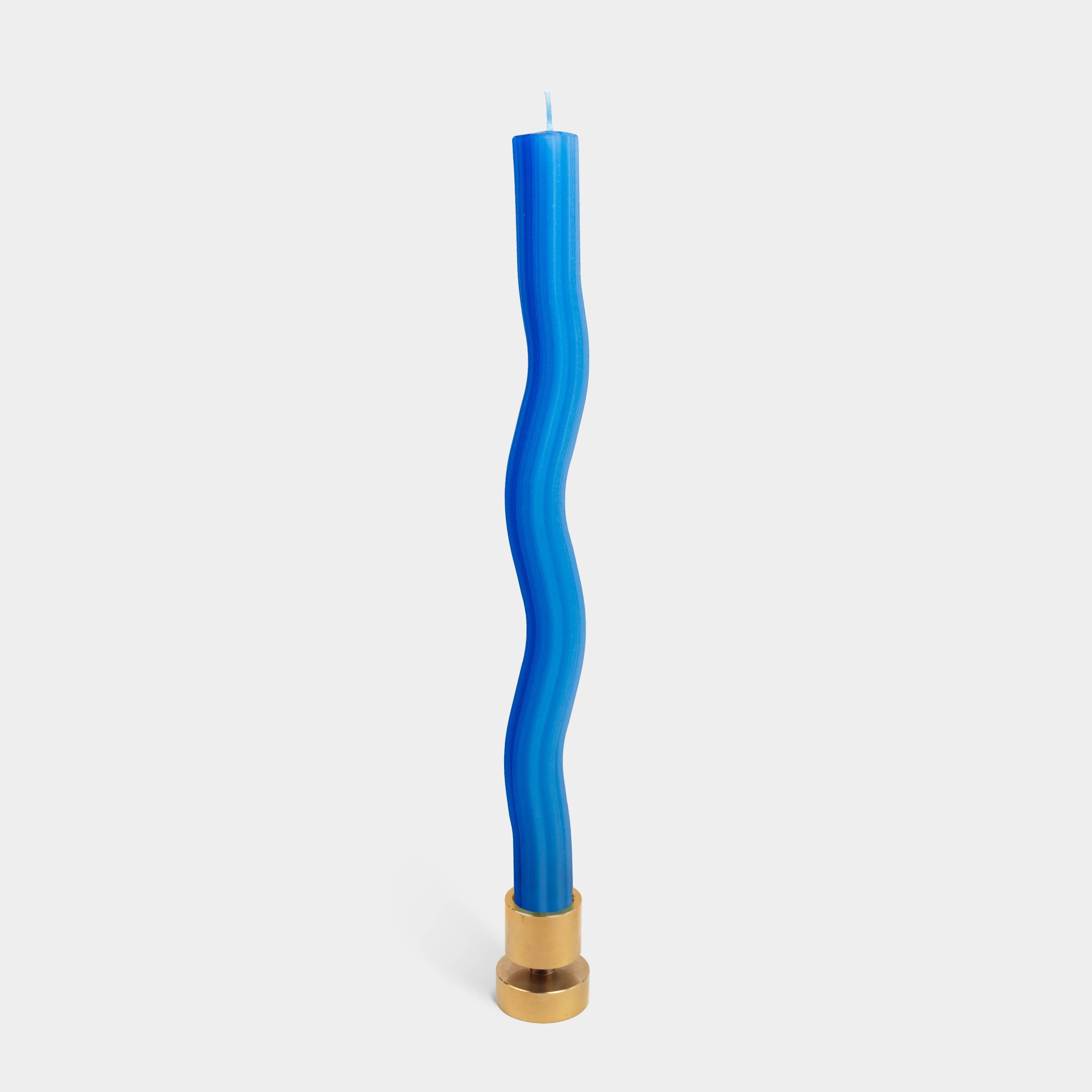 Wiggle Rope Candles - Blue