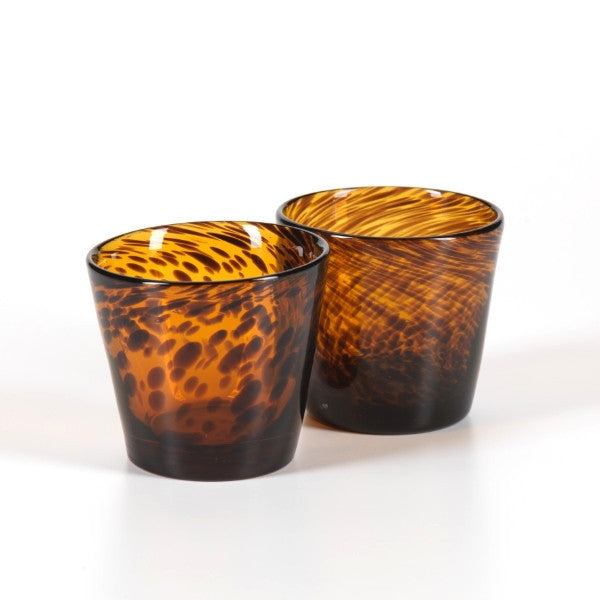 Sahara Tortoise Tumbler - Set of 4 - Drinkware by Carlyle Avenue