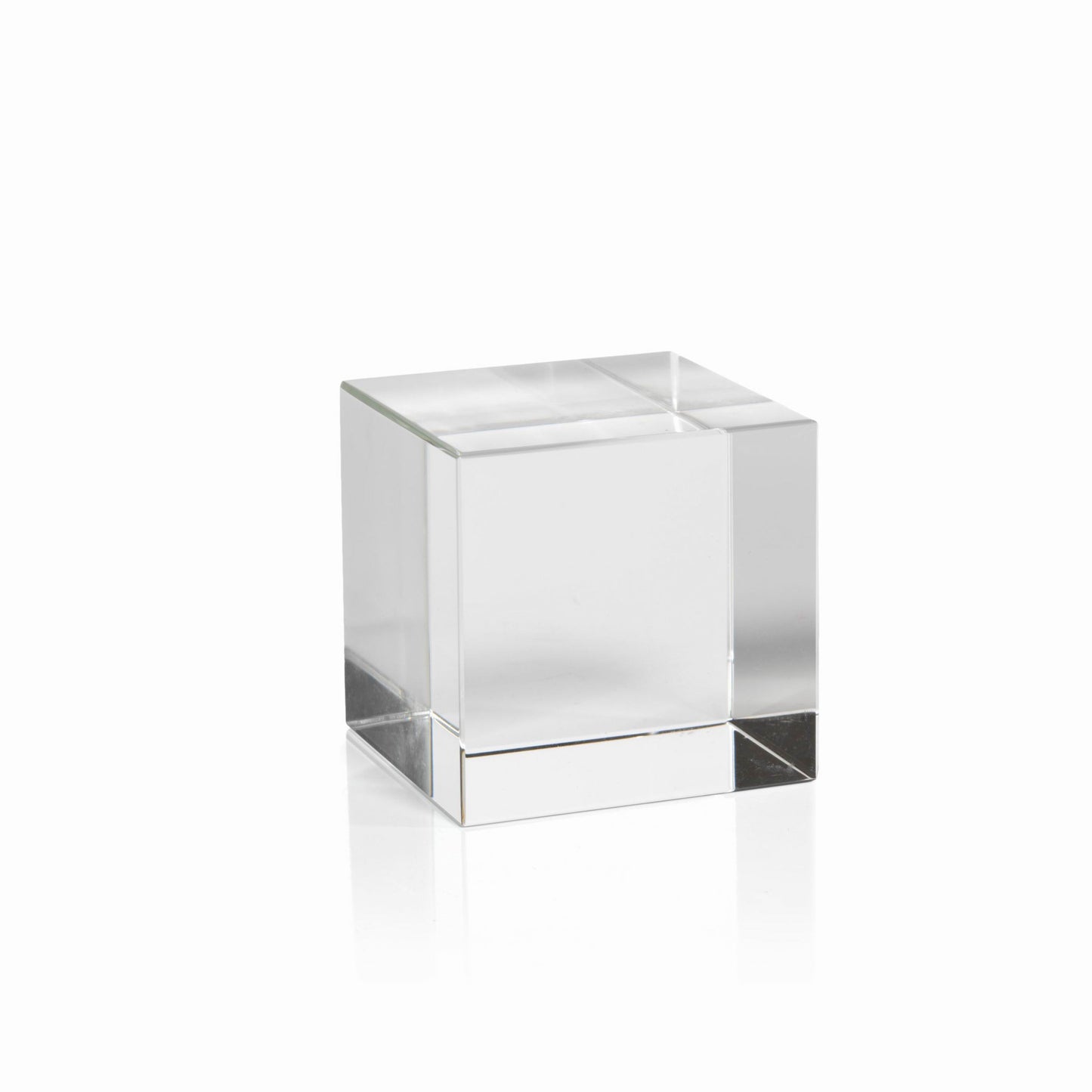Crystal Glass Cube - Decorative Accessories by Carlyle Avenue