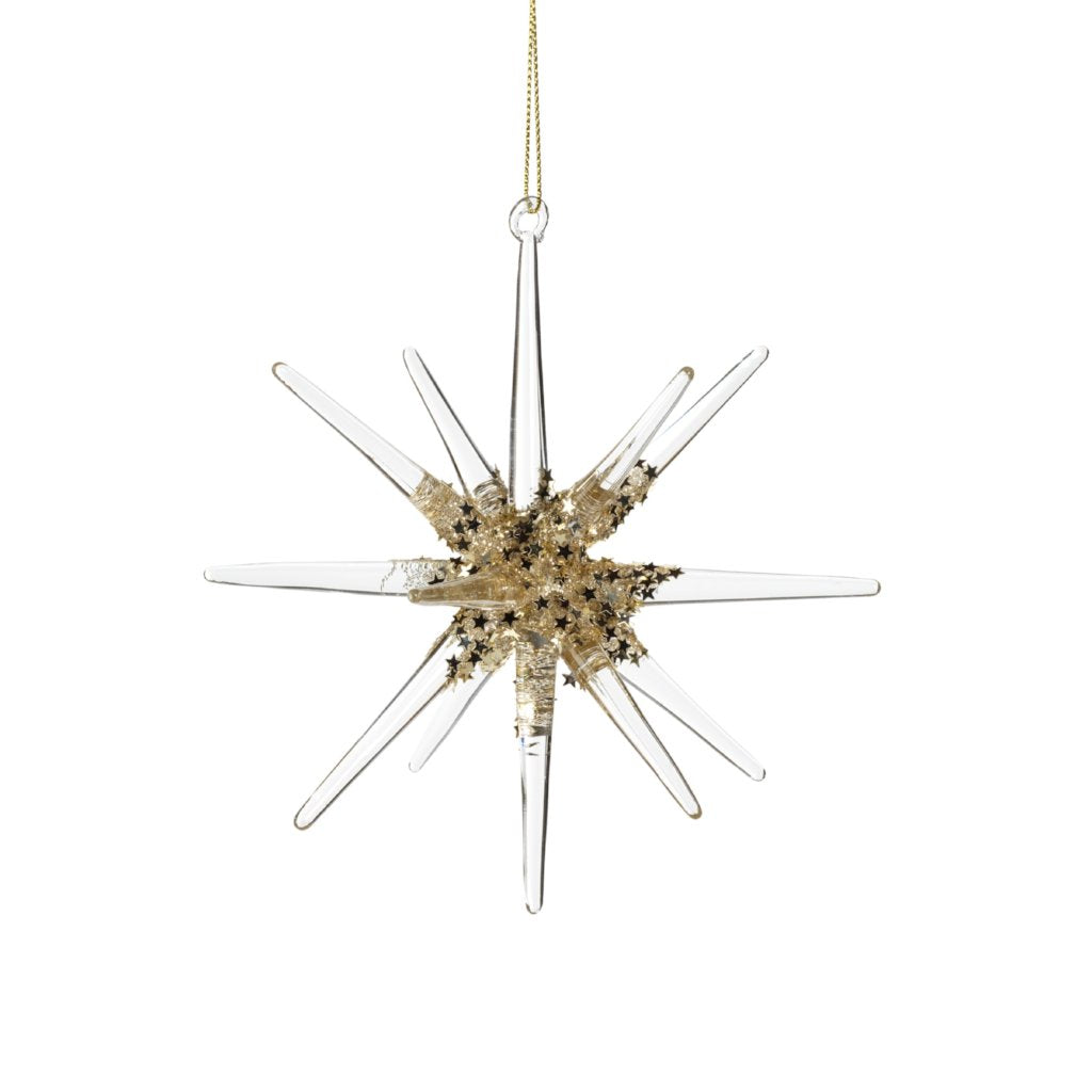 Glass 3D Snowflake Ornament - Ornaments by Carlyle Avenue