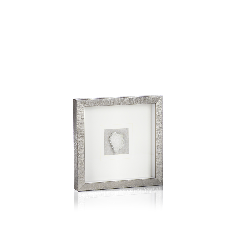 Framed Crystal - Silver - Decorative Accessories by Carlyle Avenue