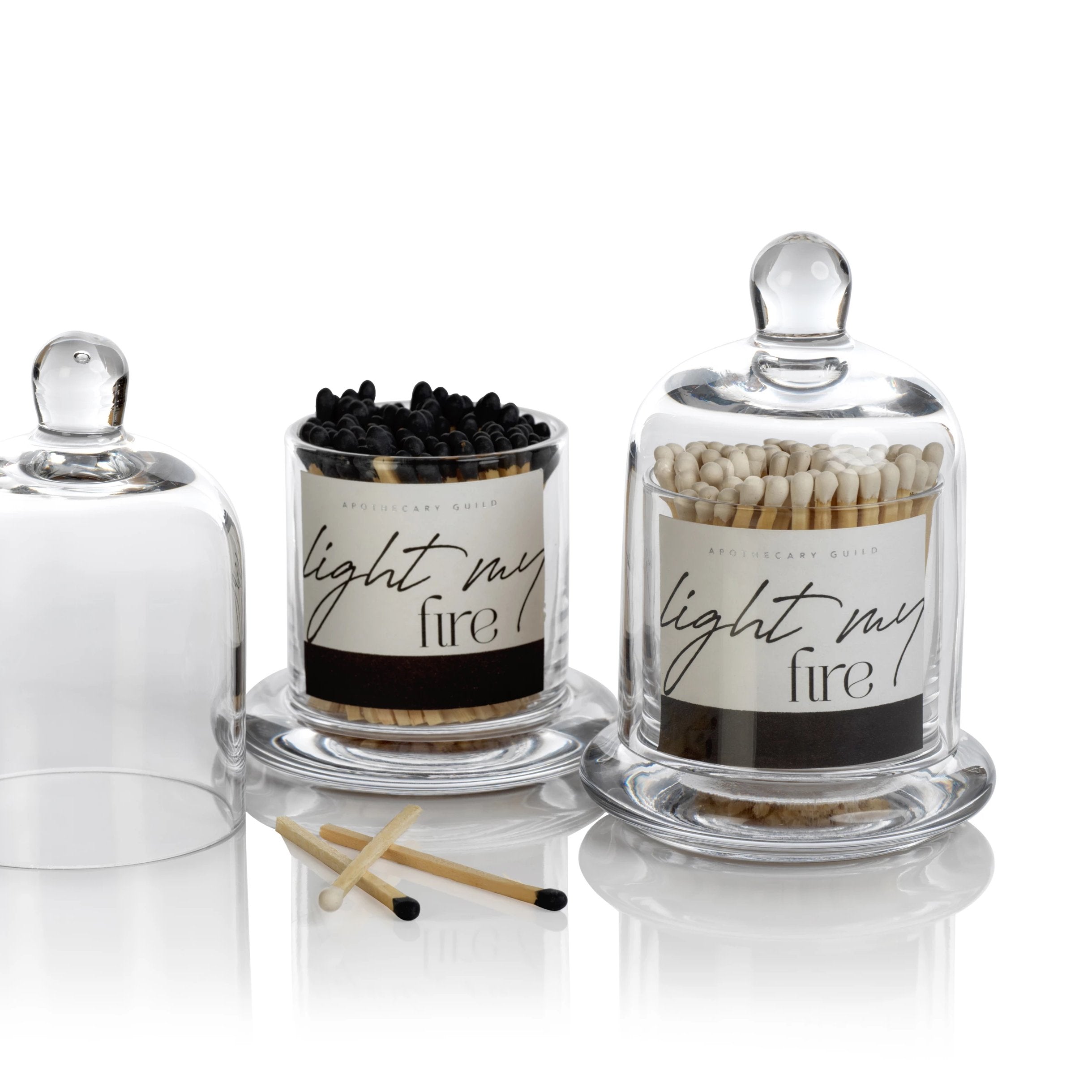 Light My Fire Matches - Apothecary Jar - CARLYLE AVENUE