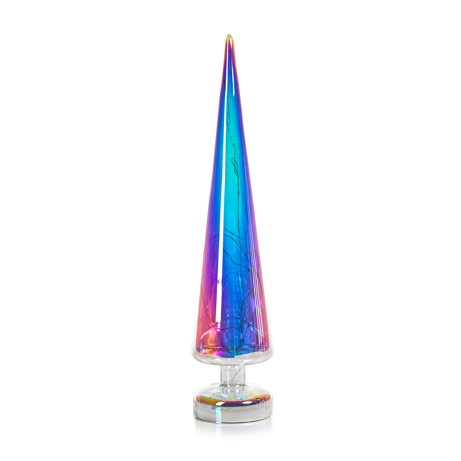 LED Luster Tree - Silver Rainbow - Christmas Trees by Carlyle Avenue