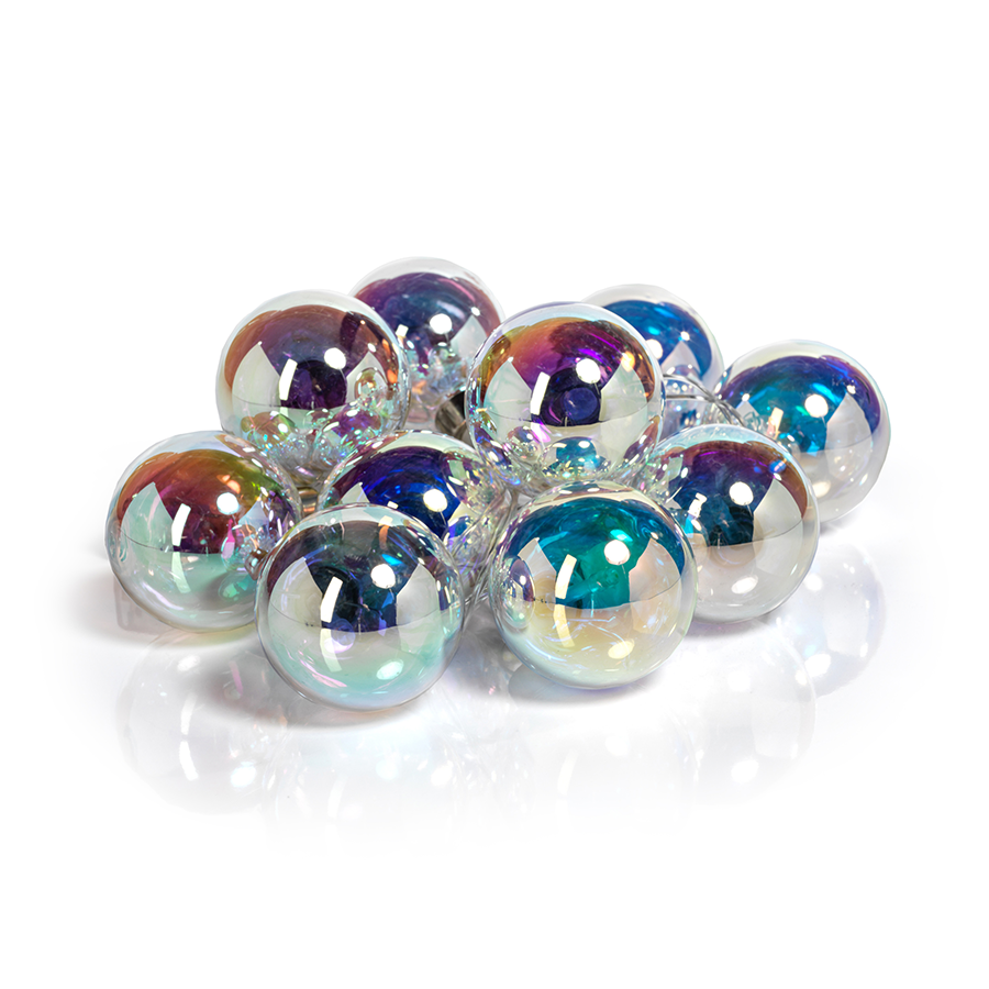 Set of 10 Rainbow LED String Lights in Box - Christmas Decor by Carlyle Avenue