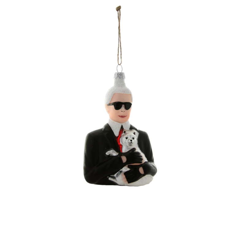Karl Lagerfeld Ornament - Holiday Ornaments by Carlyle Avenue