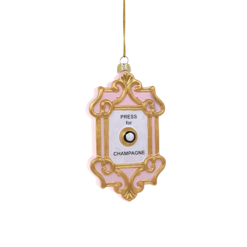 Champagne Button Ornament - Ornaments by Carlyle Avenue