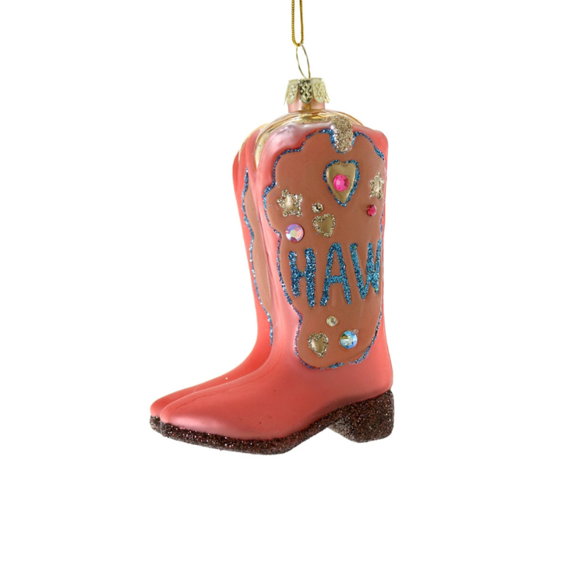 Yee Haw Cowboy Boots Ornament - Ornaments by Carlyle Avenue