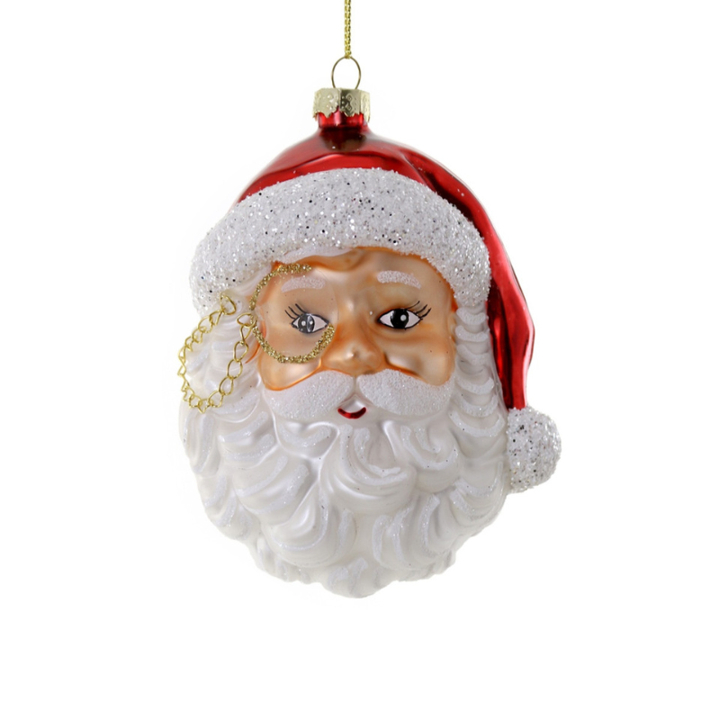 Santa w/Monocle Ornament - Ornaments by Carlyle Avenue