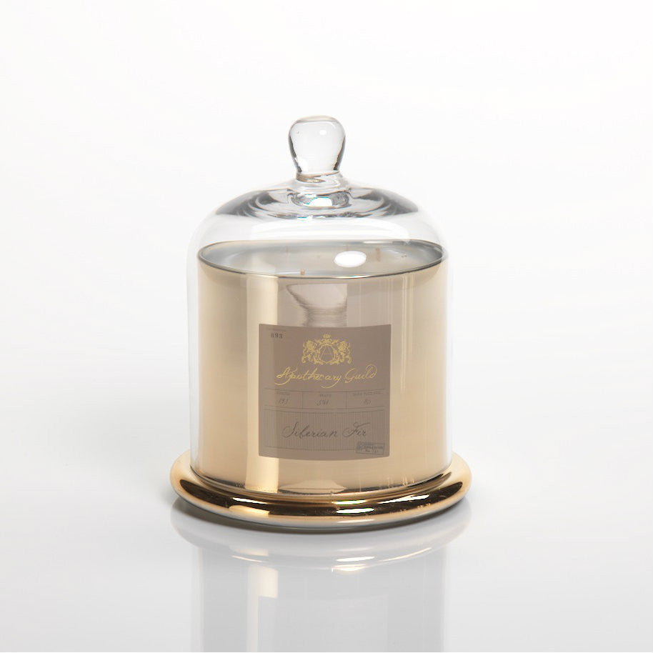 Apothecary Guild Domed Candle - Siberian Fir - Gold - CARLYLE AVENUE