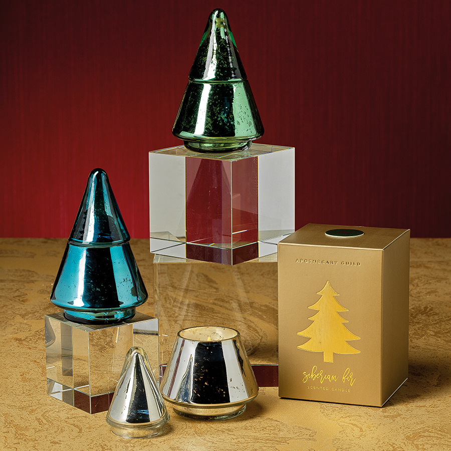 Siberian Fir Tree Candle w/Gift Box - Candles by Carlyle Avenue