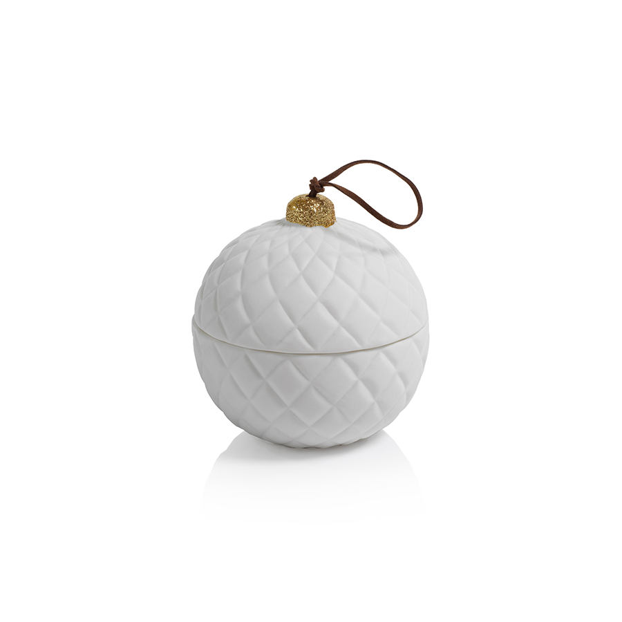 Porcelain Round Ornament Candle - Candles by Carlyle Avenue