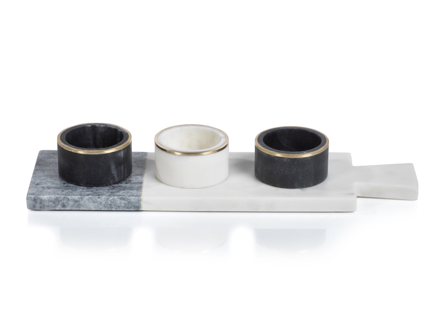 Makrana Two-Tone Condiment Set - Tableware by Carlyle Avenue