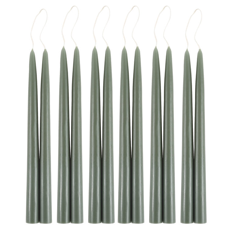 Pair of Taper Candles - Moss - Candles by Carlyle Avenue