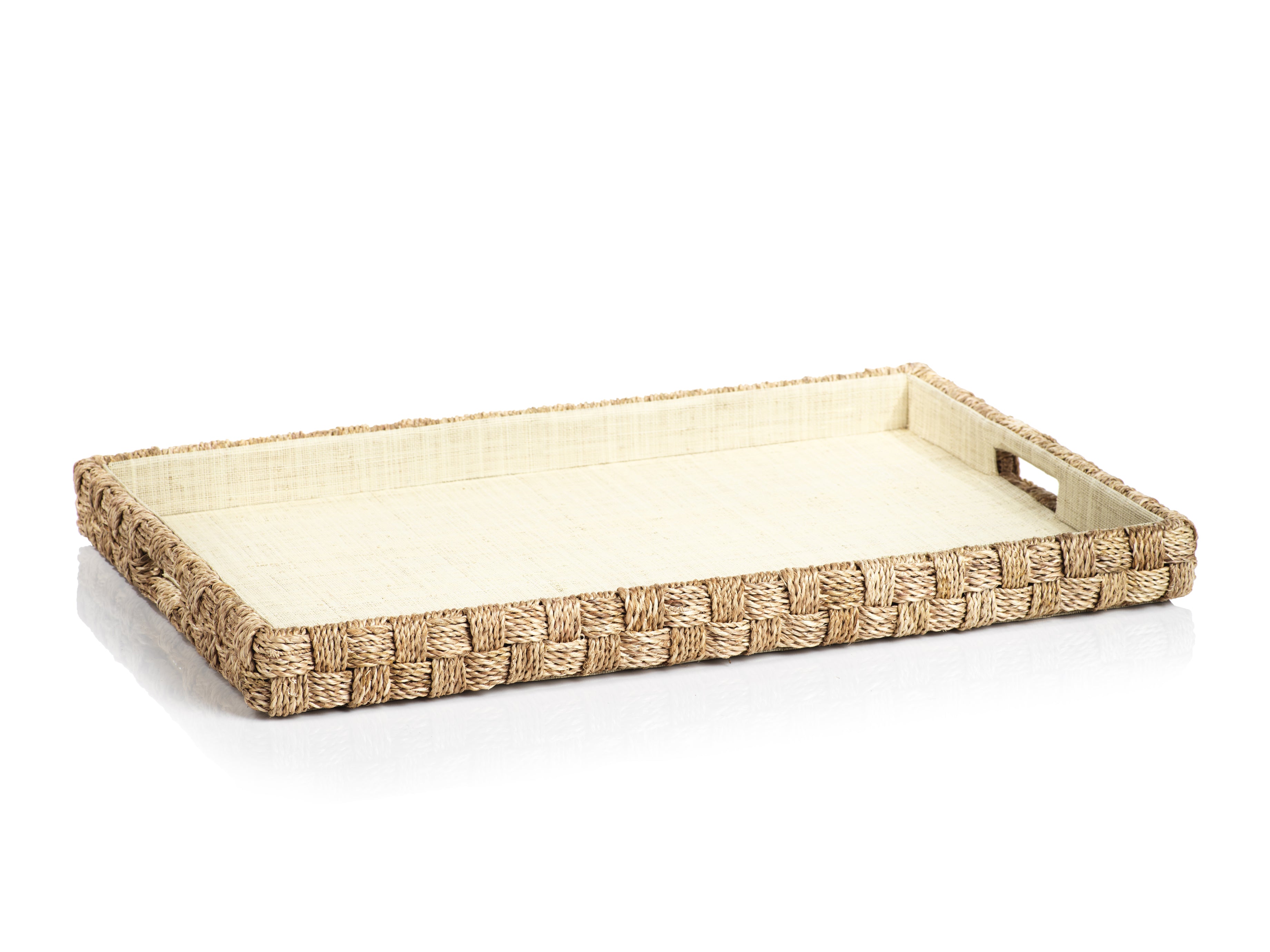 Abaca Rope Serving Tray - CARLYLE AVENUE