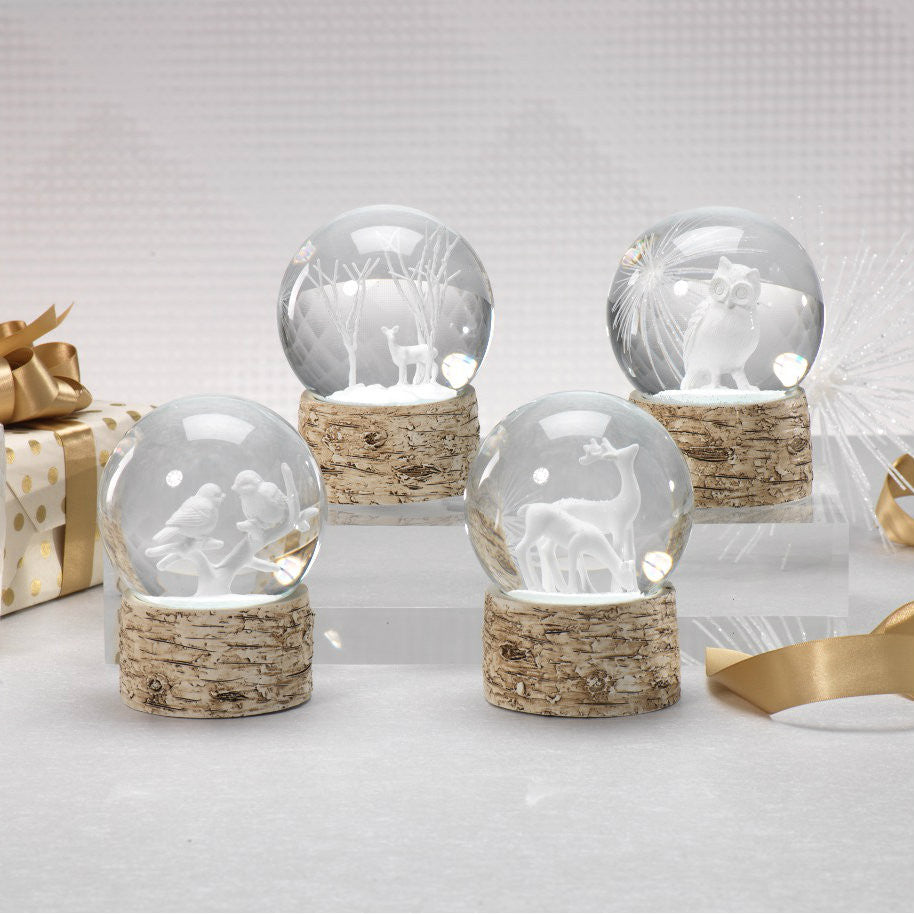 Snow Globe on Birch - Snow Globes by Carlyle Avenue
