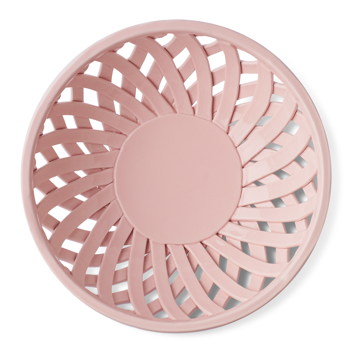 Ceramic Basket - Pink
