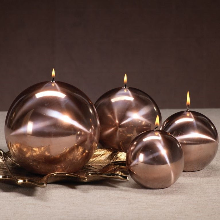 Titanium Ball Candle - Rose Gold - CARLYLE AVENUE