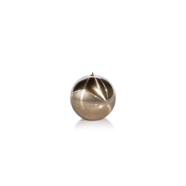 Titanium Ball Candle - Gold - CARLYLE AVENUE