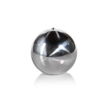 Titanium Ball Candle - Silver - CARLYLE AVENUE