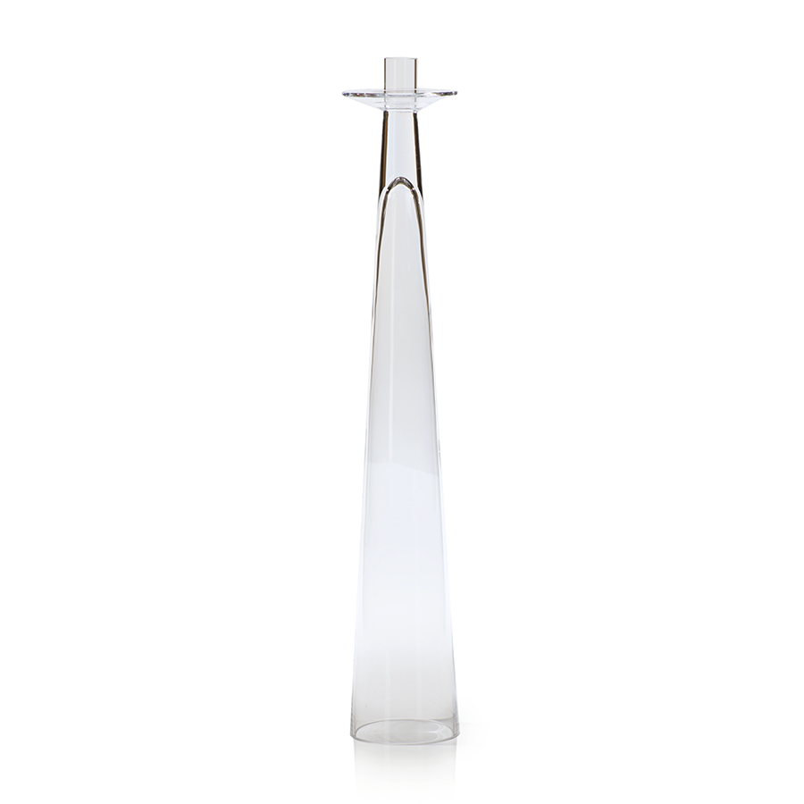 Amin Glass Candle Holder - Candle Holders by Carlyle Avenue