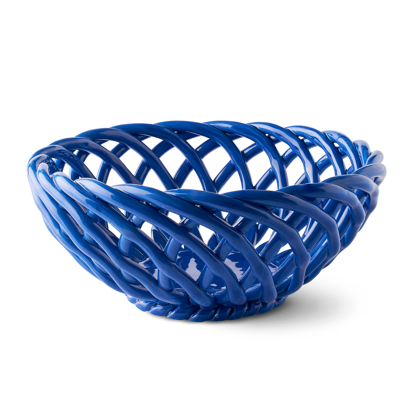 Ceramic Basket - Blue