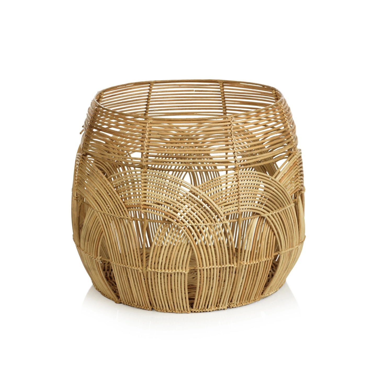 Rattan & Water Hyacinth Basket - Baskets by Carlyle Avenue