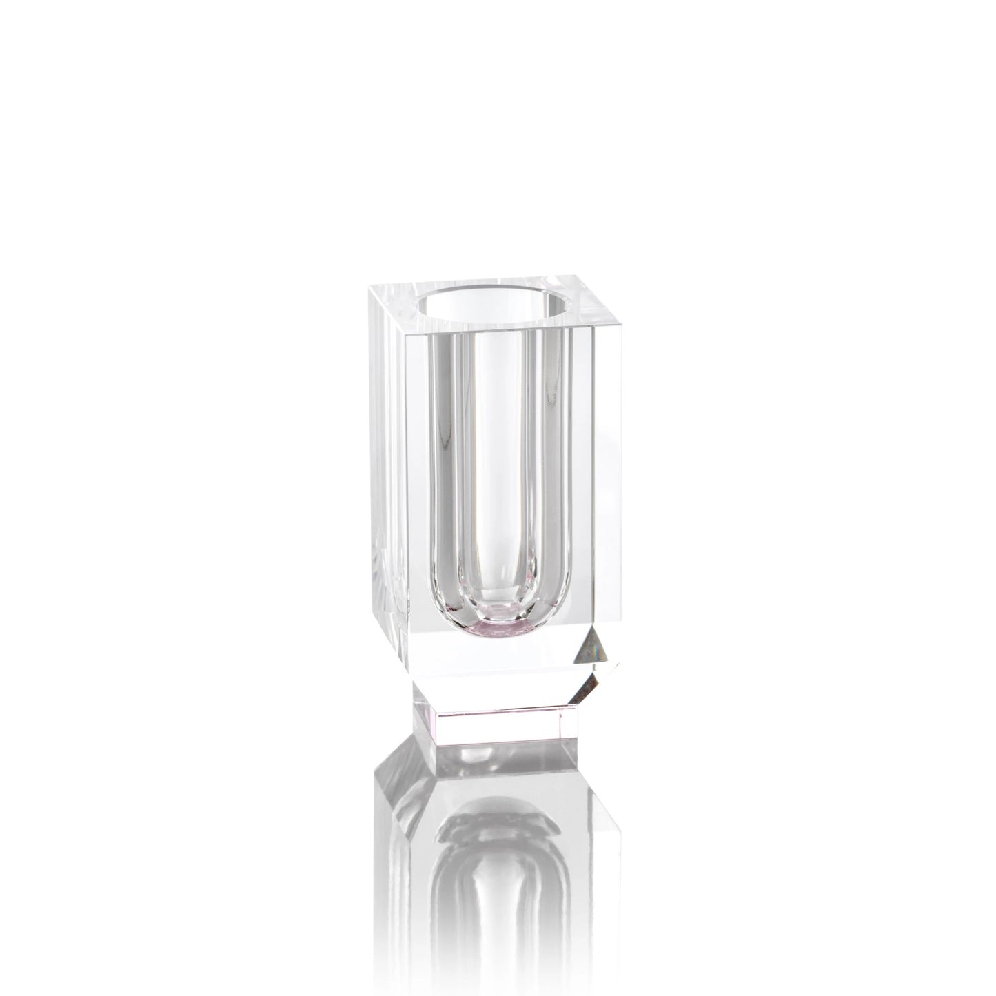Carina Pink Crystal Vase - Vases by Carlyle Avenue