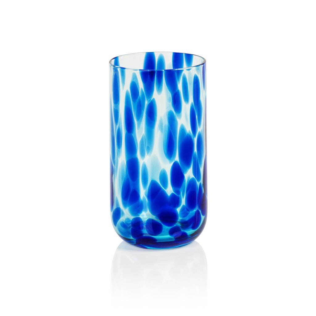 Blue Tortoise Highball Glass - Drinkware by Carlyle Avenue
