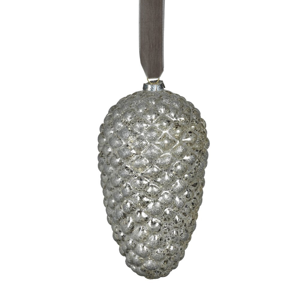 Aspen Glass Pine Cone Ornament - Ornaments by Carlyle Avenue